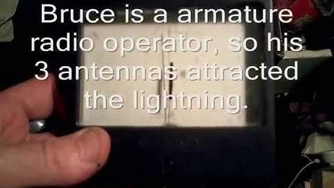 Lightning Damage to home and electronics equipment..