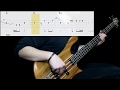 Red hot chili peppers  wet sand bass cover play along tabs in