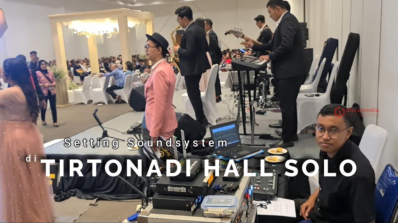 Soundsystem Set Up di Tirtonadi Convention Hall (AD Live 20 Pro)