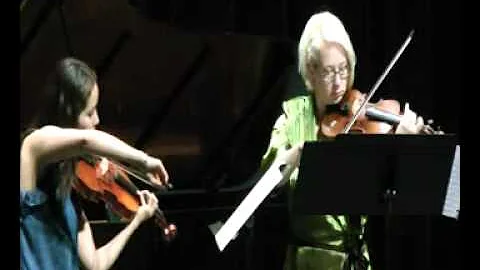 Martha Placeres and Amy Werst  Passacaglia for vio...