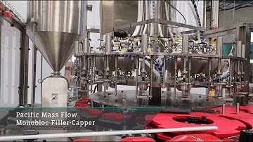 Rotary Mass Flow Monobloc Filler-Capper | Pacific Packaging Machinery