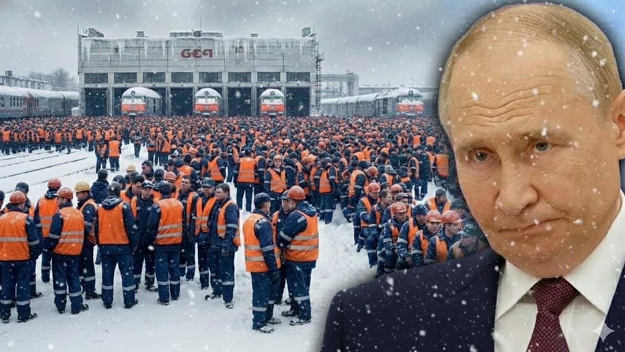 700,000 Workers Face Layoffs! $51B Railway Bankruptcy Turns Russia Against Putin
