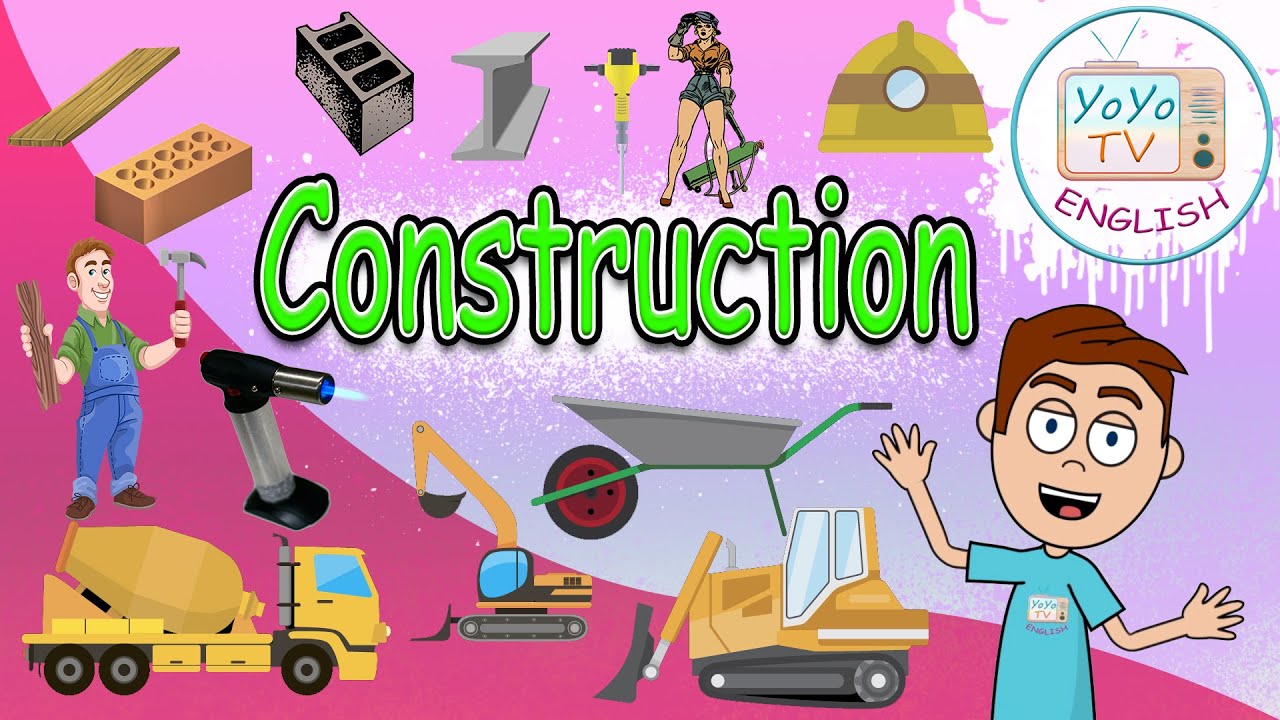 Construction Vocabulary Construction Related Words Learn English