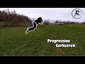 Parkour cork progression - corkscrew