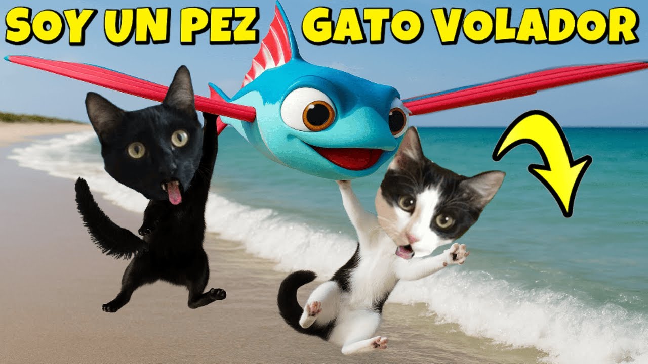 🐱 ¡SOY un PEZ GATO volador… y TODO sale mal! 🐟🌊 I Am Fish Juego Completo