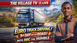 FIRST DAY Driving Euro Truck Simulator 2! | Live streaming