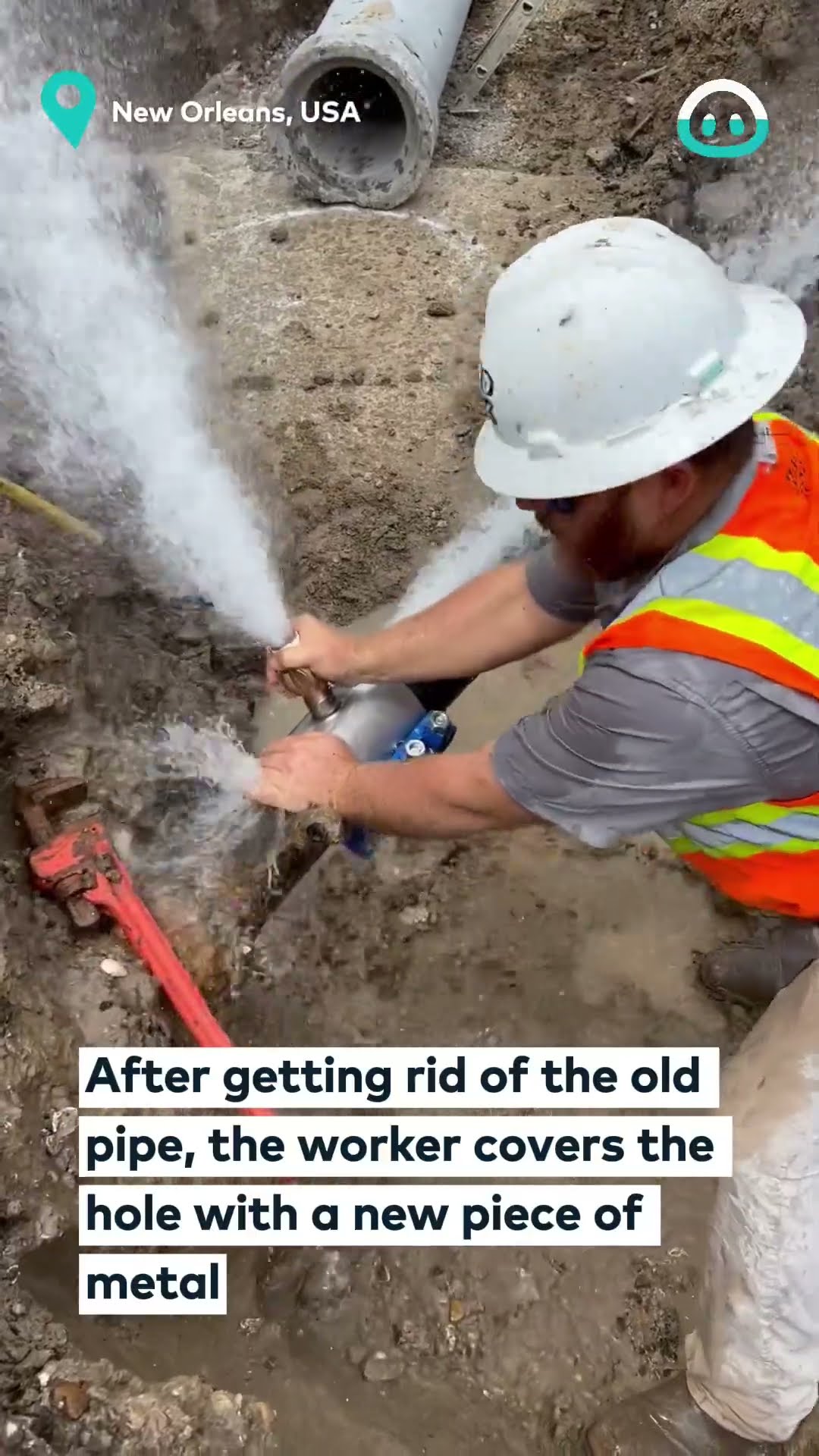 High Pressure Water Main Repair || ViralHog