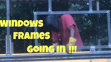 School Bus Conversion/Skoolie| Installing Window Frames