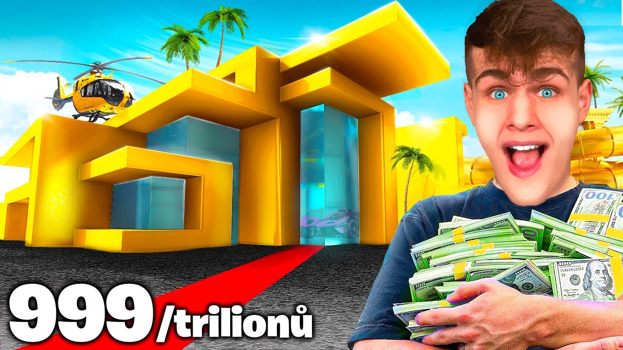 420,000,000,000 Kč LUXUSNÍ SUPER-Villa! (GTA 5)