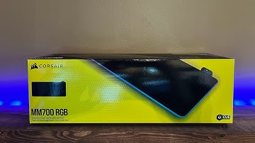 Corsair MM700 RGB Extended Mouse Pad Unboxing and Review