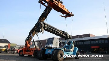 tito.com // Reach stacker assembly - Vlog 1 - Tito Lifttrucks