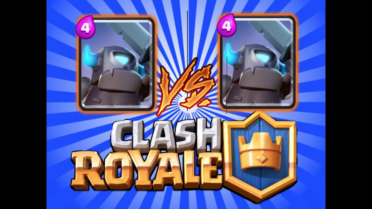 MINI PEKKA VS MINI PEKKAClash Royale YouTube