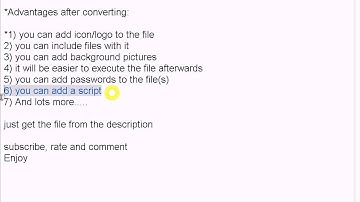 Convert any File to .EXE Easiest Way.