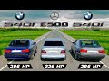 Акула или Волчок? E500 Mercedes vs BMW 540i vs Mercedes E500 4matic w210