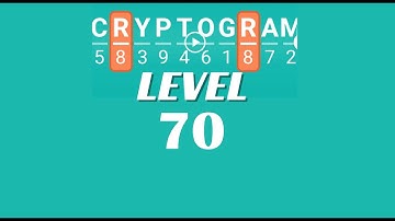 Cryptogram Level 70 Answers ✅ | Go Answer