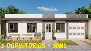 ¿Cuál es un buen tamaño para una casa de 3 dormitorios?