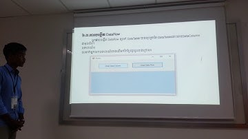 4-Advanced C#: Chapter 5 DataAdapter, DataSet and DataTable; Presentation by Mr. Choeun Savot