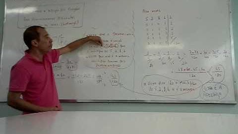 Adição e subtração de frações sem o uso do mmc.