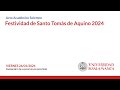 Acto académico solemne Festividad Santo Tomás de Aquino 2024