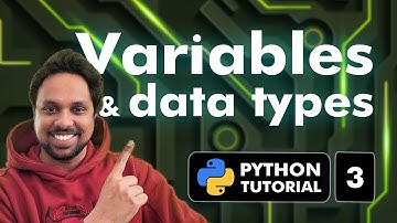 3. Python Tutorial for Beginners | Variables and Data Types