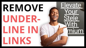 How to Remove Underline From Links in Squarespace [SIMPLE GUIDE]