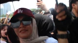 Nemen Duet Heboh NDX AKA and Dewi Persik at Monas 80th TNI Anniversary in Jakarta @rumahkuindones...