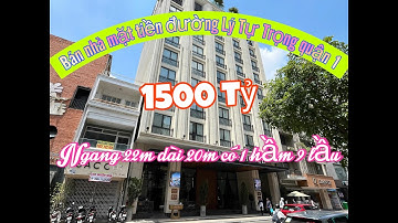 Bán nhà mặt tiền đường Lý Tự Trọng Quận 1