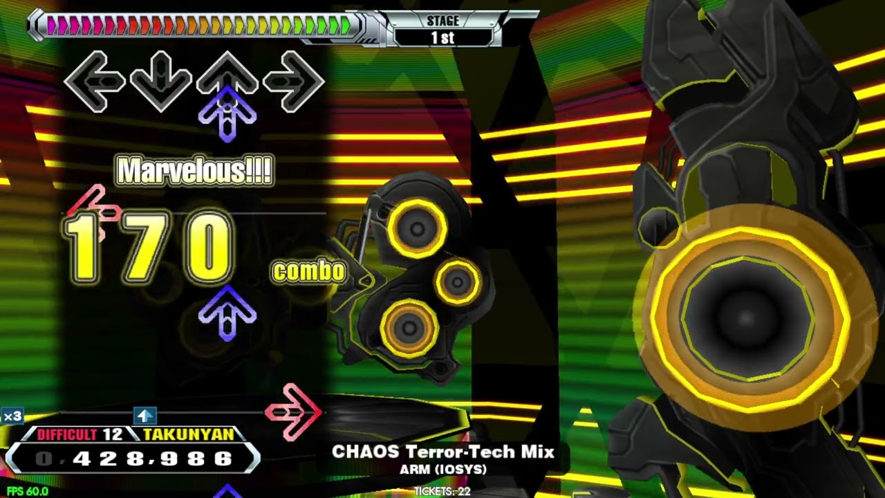 DDR GRAND PRIX】CHAOS Terror-Tech Mix【DIFFICULT】 - YouTube