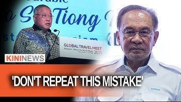 #KiniNews: Alcohol issue - Anwar issues stern reminder to Tiong; Motac expresses regret