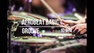Basic Afrobeat Drumming Tony Allen Zombie Drum Beat - 90 Bpm Practice Tool Funk Drum Loop Resimi