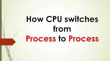 How CPU Switch From Process To Process