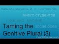 Russian Cases - Taming the Genitive Plural (III)