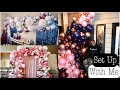 BALLOON GARLAND TUTORIAL | SET UP WITH ME | A BOOKED AND BUSY WEEKEND IN THE SNOW