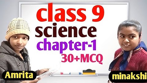 class 9 science mcq test || chapter wise sunday test || हमारे आस पास के पदार्थ || term 1 jac board