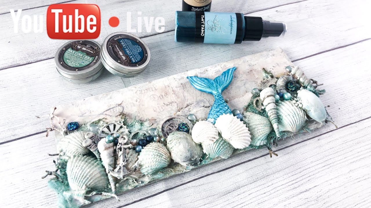 🎬 LiveStream YouTube Hop - Under the Sea - May 23 - Mixed Media Beach Panel