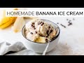 HOMEMADE BANANA ICE CREAM | no sugar, no dairy, no ice-cream machine