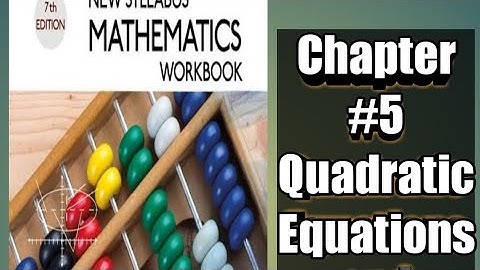 Ex 5C||Q#3||Chapter #5||Quadratic Equations and graphs||D2 math||NSM 2||O level math
