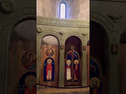 სვეტიცხოვლის მადლი ფარავდეს საქართველოს Svetitskhoveli Church In Mtskheta Georgia 