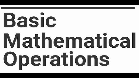 Basic Mathematical Operations in BlueJ || Java Program