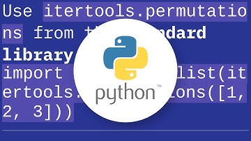 How do I generate all permutations of a list?