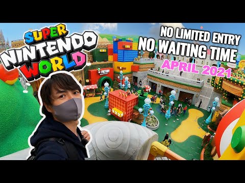 Empty Universal Studios Japan, Super Nintendo World Walking Tour in April 2021 #288