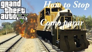 Como Detener El Tren En Gta 5 100% Real Mod Historihow To Stop The Train Gta 5 100% Real Story Mode