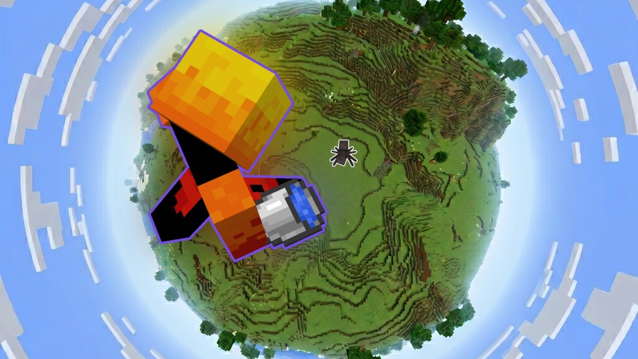 Minecraft But... Mobs Can LAUNCH Me Into Orbit - YouTube
