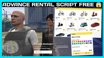 NEW ADVANCE RENTAL SCRIPT  *FREE* | FiveM Roleplay Scripts | FiveM Tutorial 2023 | MJ DEVELOPMENT