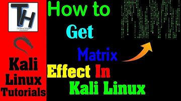 How To Get Matrix Effect in Terminal On Kali Linux || Matrix Effect on Kali Linux