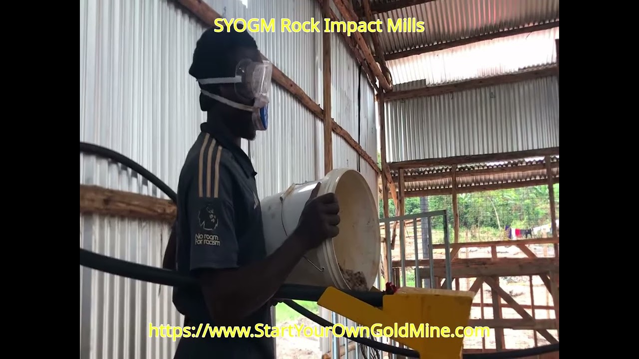 Syogm Rock Impact Mill - Rock Crusher for Gold Mining
