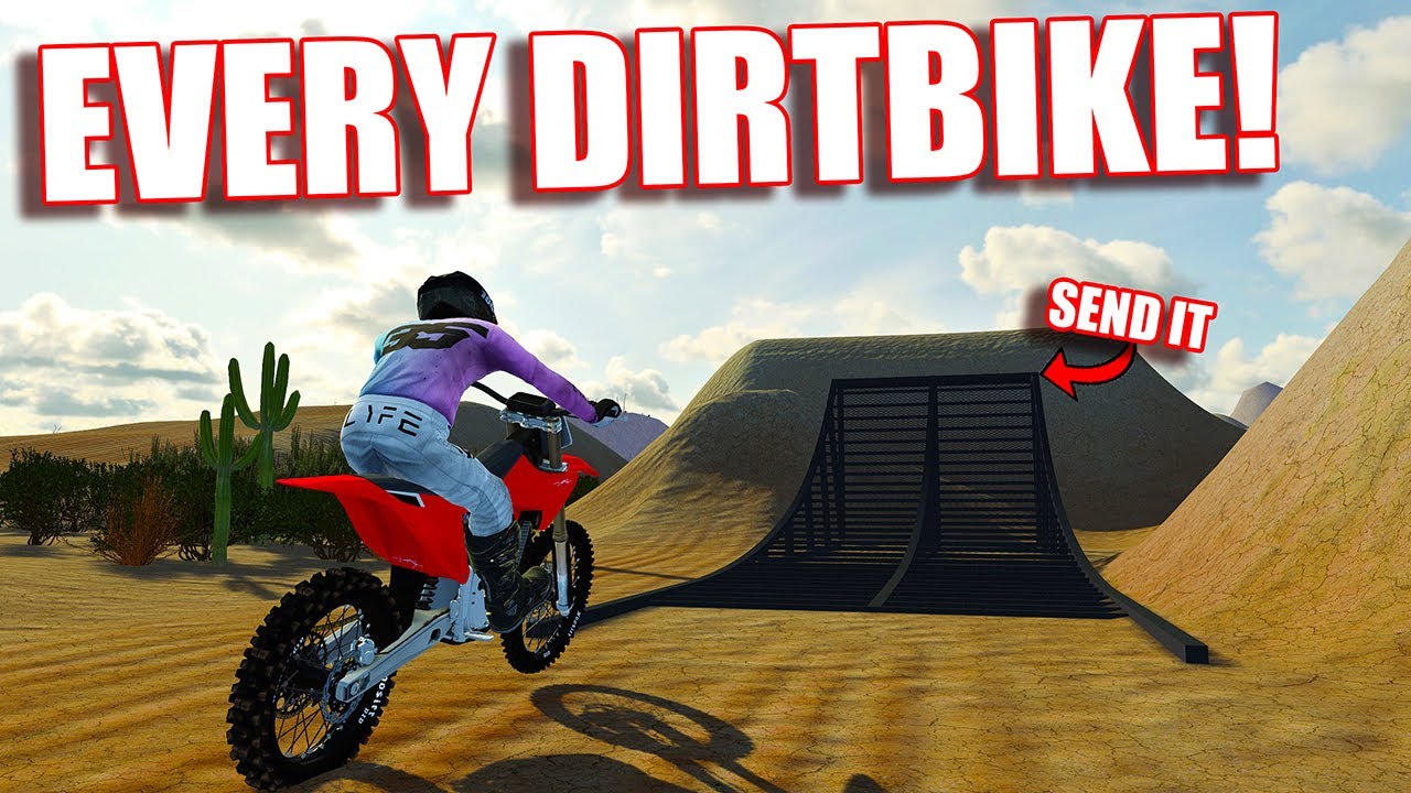 200FT JUMP VS EVERY ELECTRIC DIRTBIKE IN MXBIKES!? (What Can Clear It?)