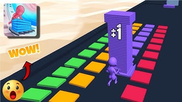 Stack Colors Gameplay Level 16-20 |🤑🎨| Stack Colors Android iOS New Update Mobile Games