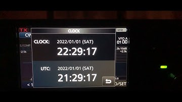 RWM Time Signal Station - Moscow Russian - Half hour cycle - 9996kHz - 01/01/2022 - 21.30UTC