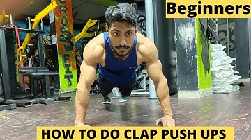 How To Do Clap Pushups For Beginners || Clap Push Ups Tutorial Step By Step Guide || HELP FITNESS
